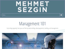 Tablet Screenshot of mehmetsezgin.com